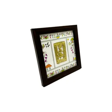 Dhokra Art Wooden Frame
